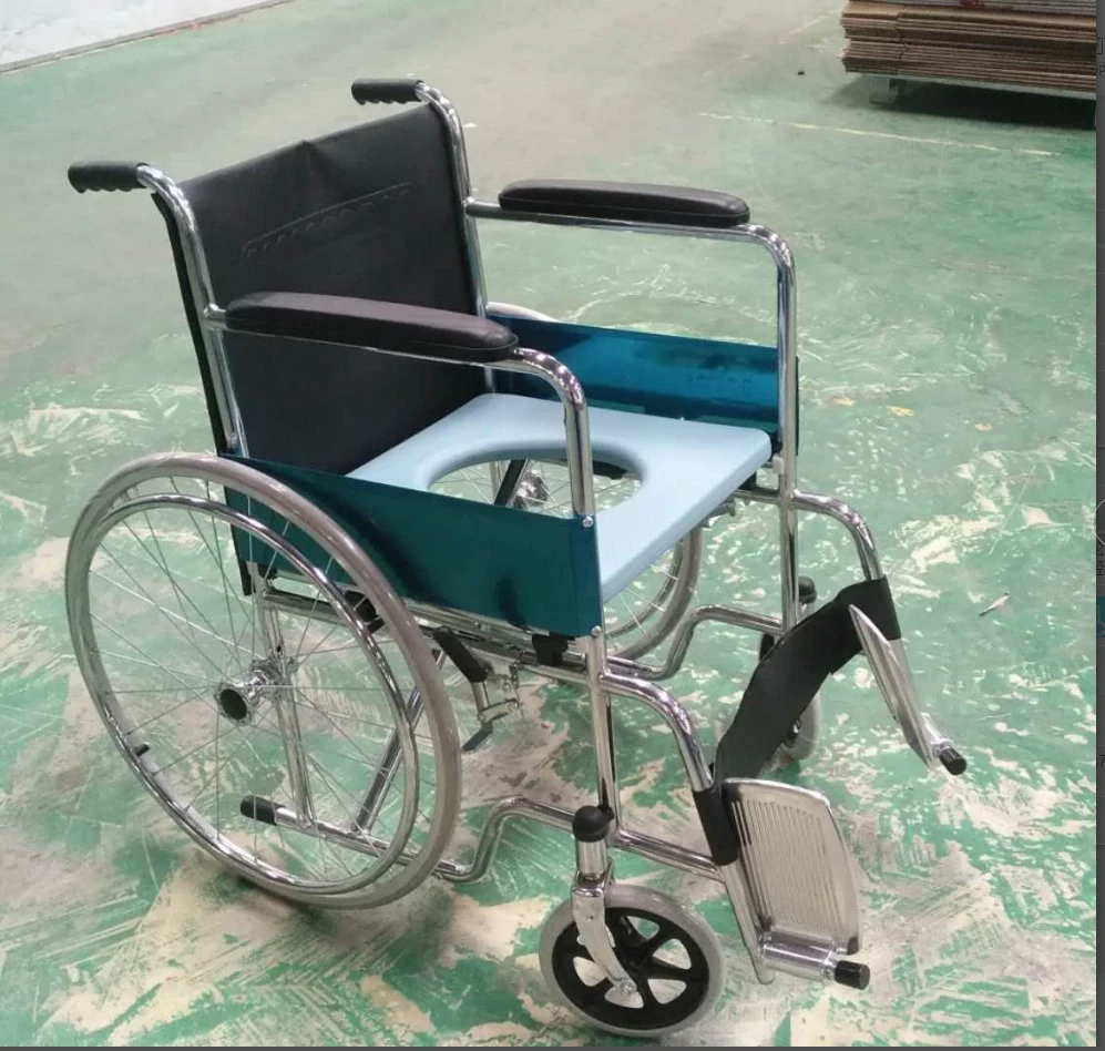 Medical Equipment Folding Manual Wheelchair for Disabled and Elderly Mobility Scooter