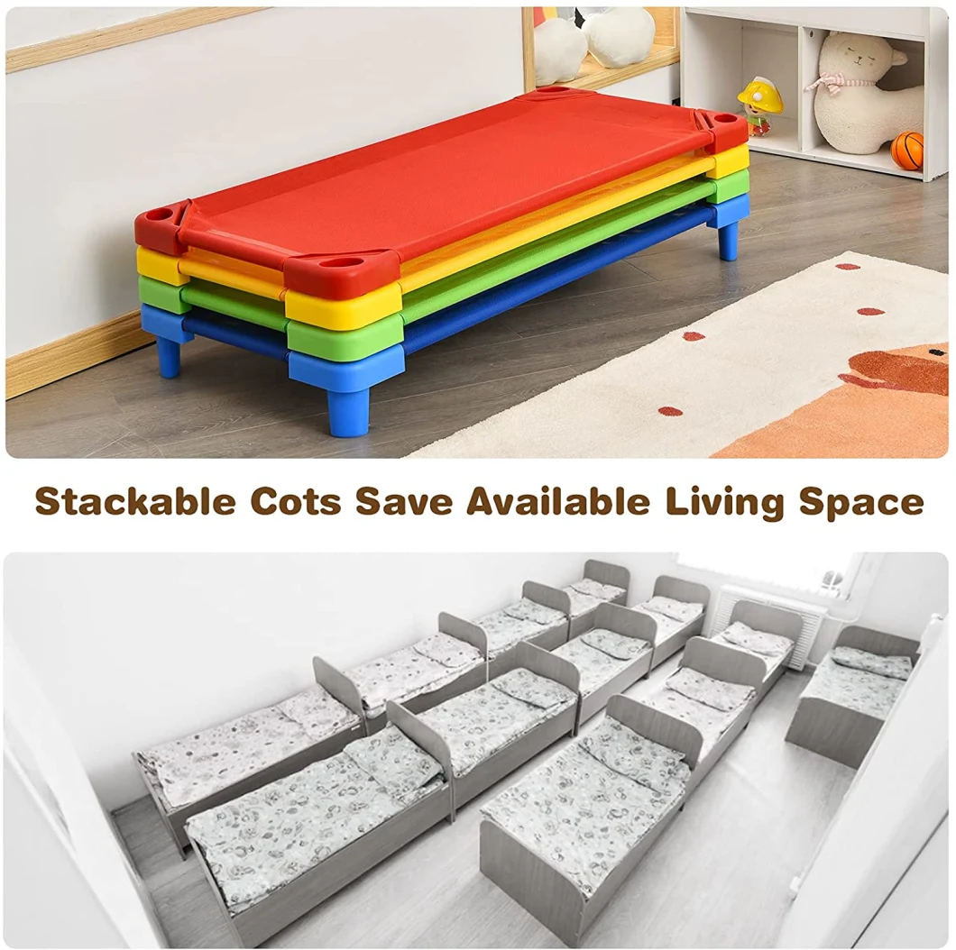 Znz Furniture Kindergarten Stackable Plastic Bed