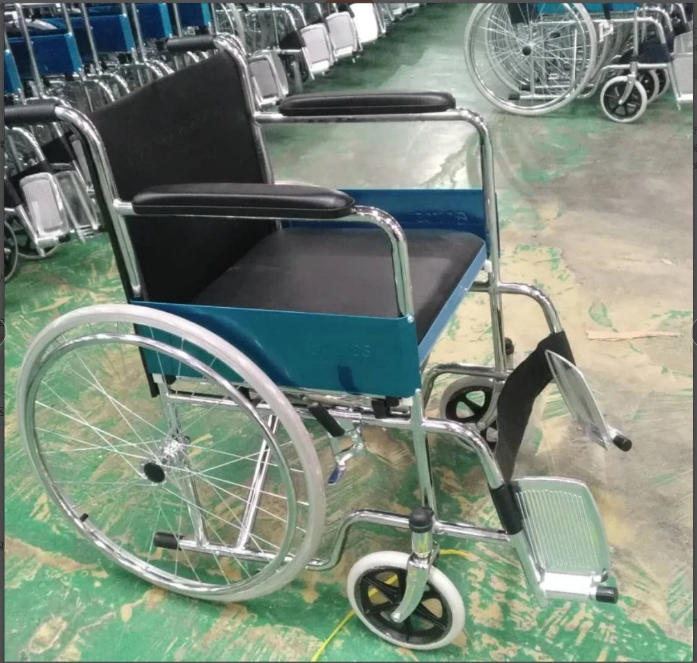 Medical Equipment Folding Manual Wheelchair for Disabled and Elderly Mobility Scooter