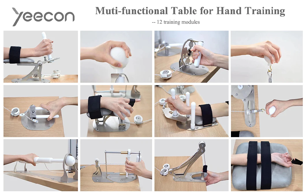 Hospital Medical Equipment Hand Disable Finger Joint Mobility Trainer Table