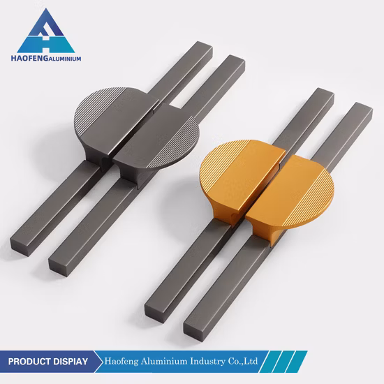 Novo Estilo Nodic Meia Lua Redonda Gaveta de Alumínio Puxadores Curcle Armário Puxadores Dourados Outras Ferragens de Móveis para Banheiro