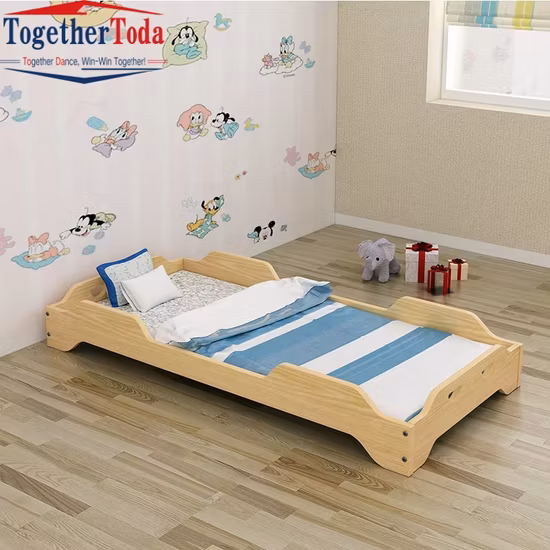Cama empilhável Znz para jardim de infância pré-escolar cama de jardim de infância de madeira