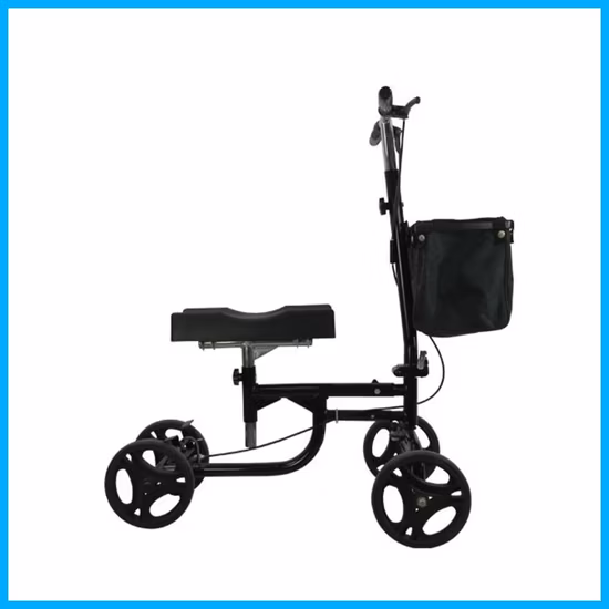 Auxiliares de caminhada de alumínio de alta qualidade por atacado com estrutura de mobilidade dobrável para altura ajustável para adultos